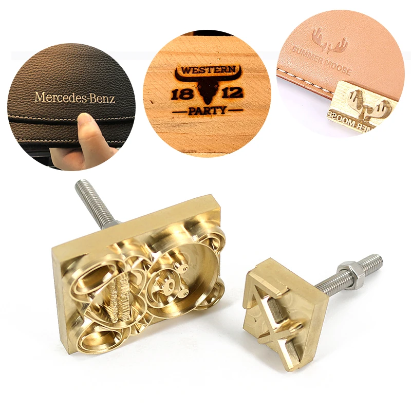 Brass Letter Alphabet Hot Stamping Encoder Print Head Use With Hot Foil