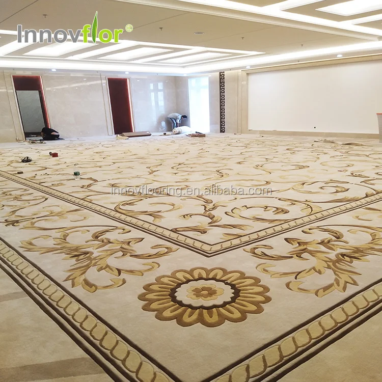 China Top Exhibition Sheep Wool Fair Kilim Fluffy Red Tapis Salon 3d Carpets For Events Hotel Furniture Night Club Carpet