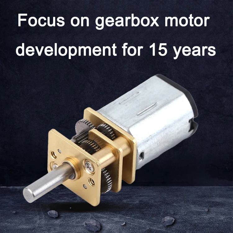 2.4V 5V 12mm share bike electronic lock robot RC car motor small size DC gear motor