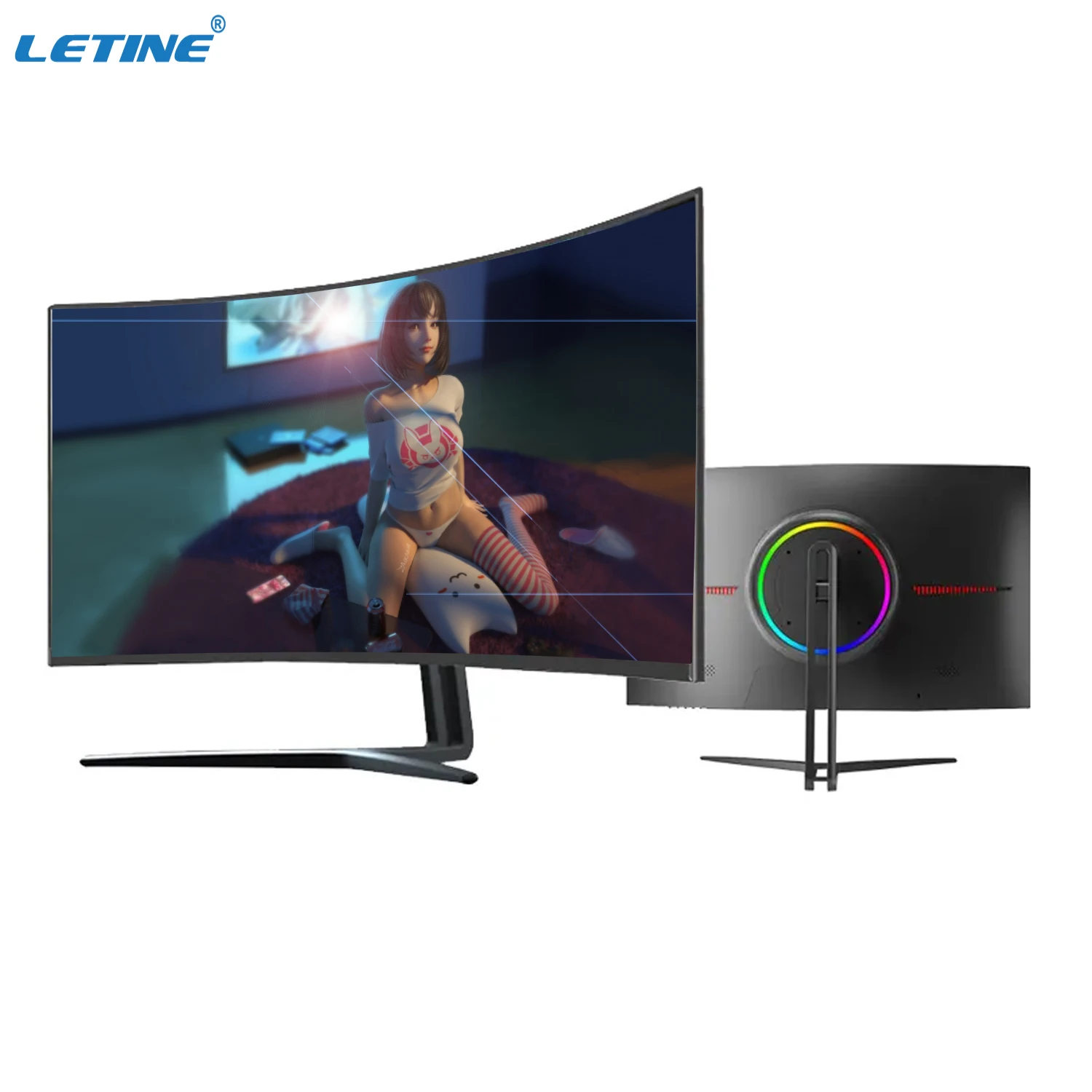 32 Inch 4K 3840*2160 Led Monitor 165hz Business Led Monitor HD Curved Screen 32inch Desktop PC Led Monitor