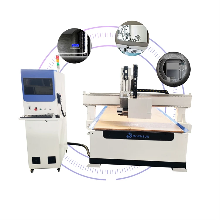 High Precision CNC Laser Engraving Peeling Machine For Smart Led Makeup Mirror