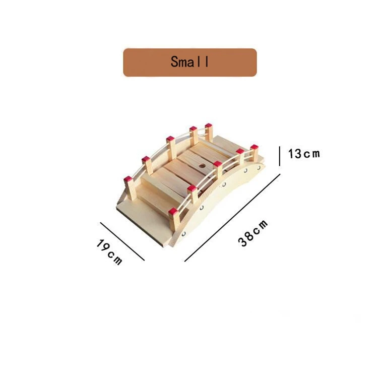 Wholesale Factory Direct Sell Handmade Bamboo Crafts Bamboo Wooden Sushi Bridge Wood Sushi Tools for Reataurants Hotelsushitoool
