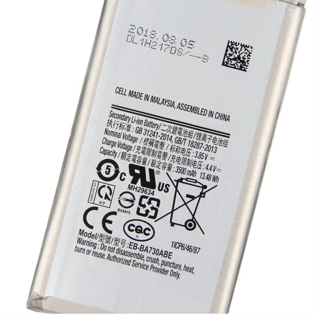 Mobile  phone Battary EB-BA730ABE Battery For Samsung GALAXY A8+ A7 A730X SM-A730F 3500mAh