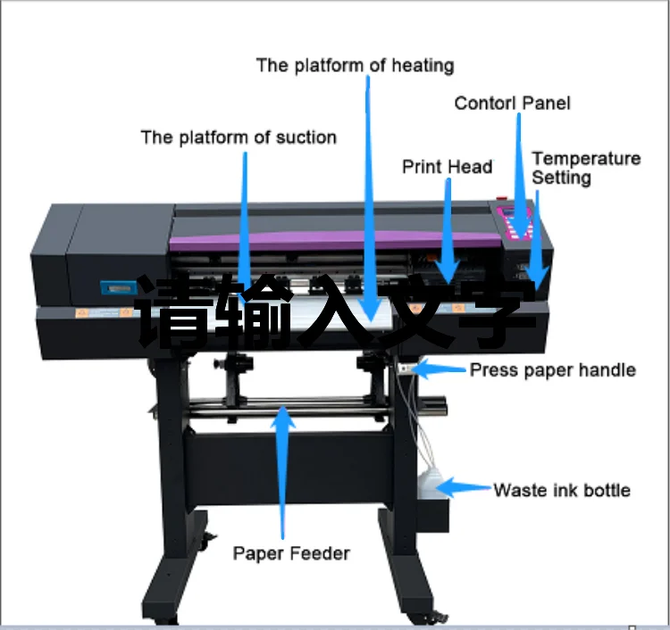 Durable Film Designs Dtf Heat Transfer logo t Shirt Printing Machine Digital 60cm Printer I3200