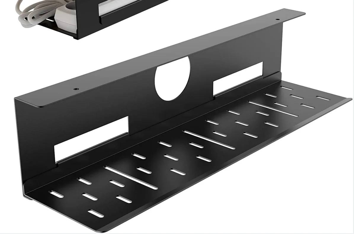 Manufactory New product Cable management tray Desk cable management tray Under desk cable management tray