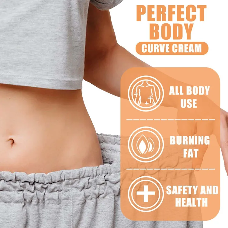 Hot Sales Fast Weight Loss Waist Fat Burning Slimming Cream Flat Belly High Cellulite Firming Slimming Body Cream