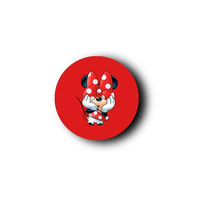 Popping Sockets Custom Cartoon Luxury Cute Minnie Mickey Phone Bracket Stand ABS Durable Adjustable Phone Holder For iPhone Case