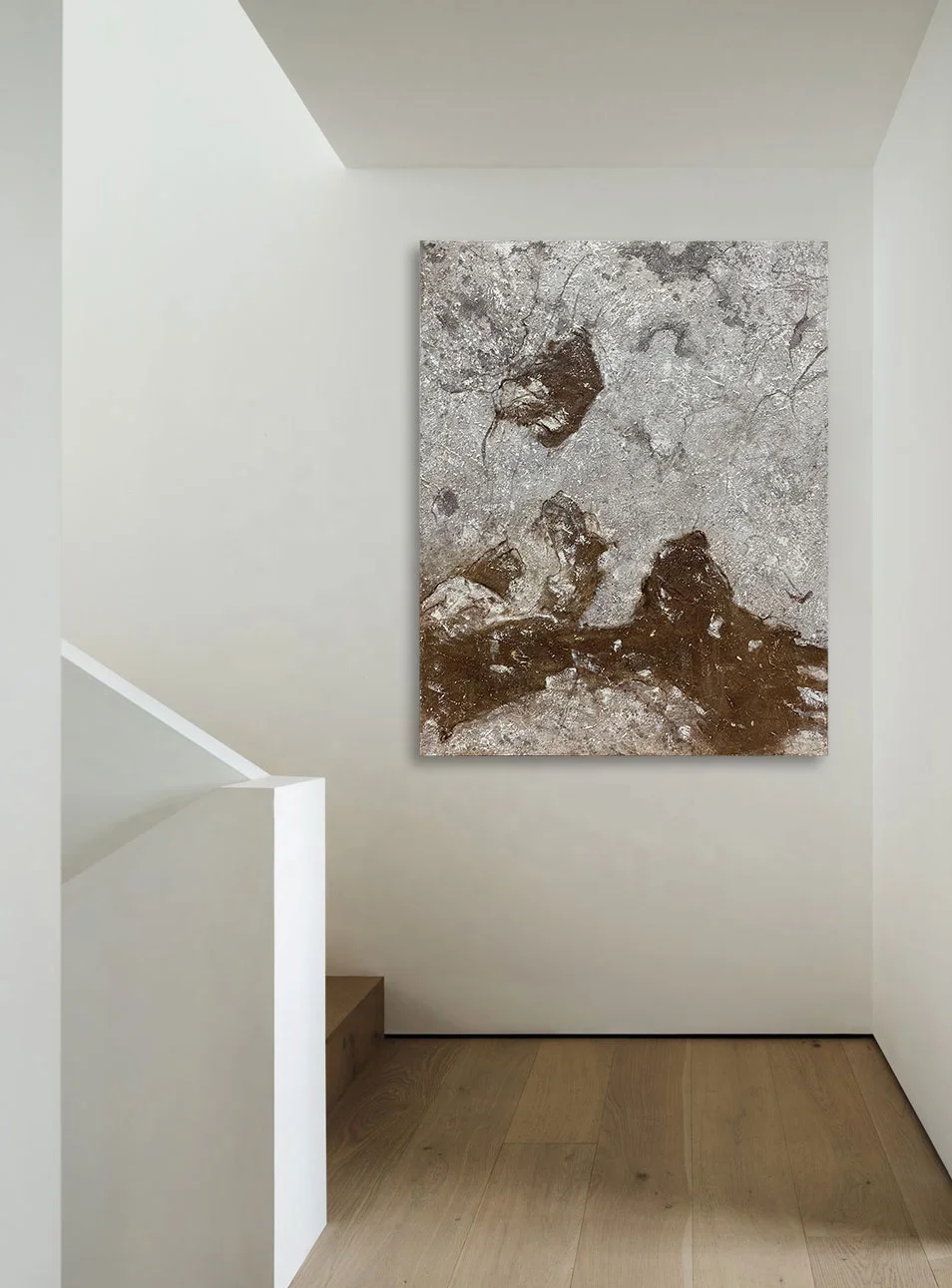 Creative rock texture oil painting original design high-end gallery painting home decoration abstract painting