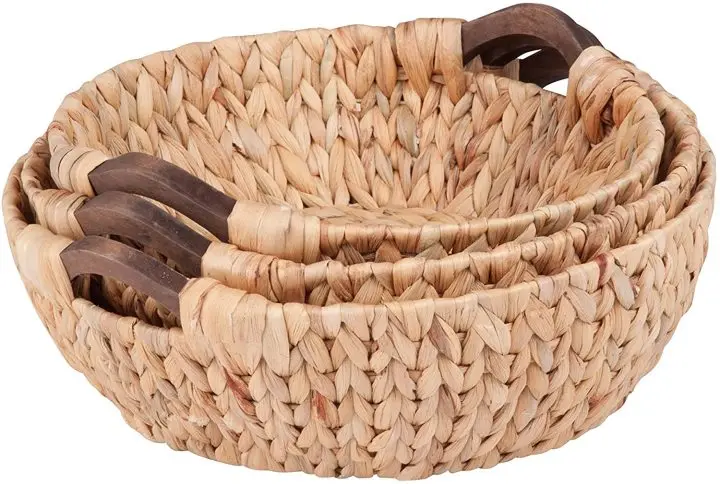 The Manufacturer Listing Storage Handle Baskets Amazon Above Kitchen Cabinets And Shelves wicker waste Basket