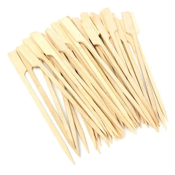 9 / 12 / 15 cm bamboo paddle skewer with customize logo