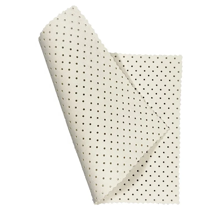 Breathable Eco Friendly White Black 3mm Nylon Neoprene Fabric Rubber Sheet