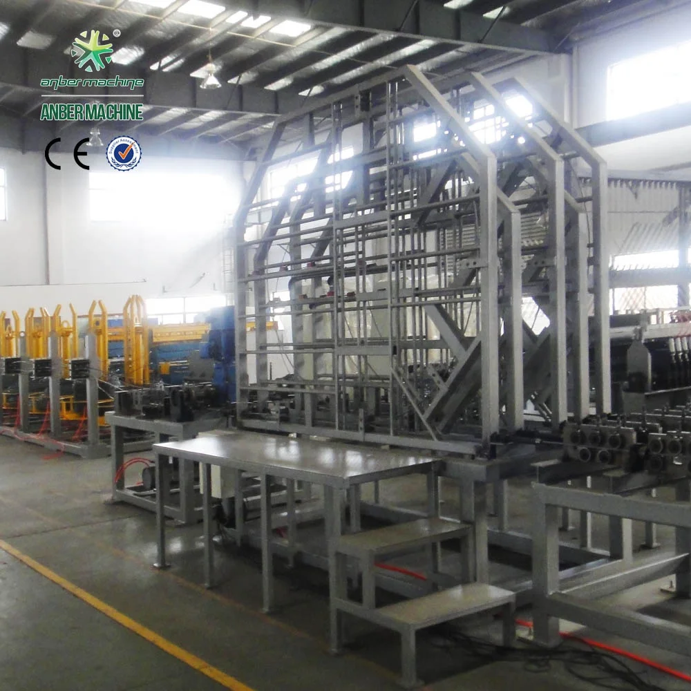 
3D double step lattice truss girder welding machine 