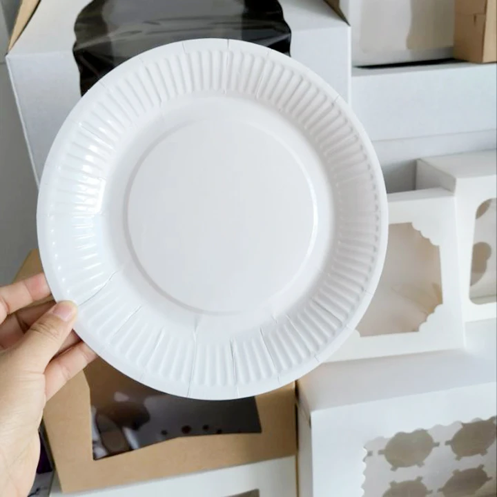 Fully automated paper plate machine produces and sells high-quality gold white customized food-grade paper plates