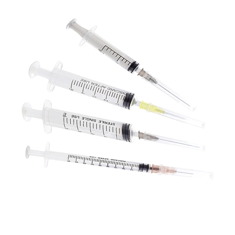 Chenye CE ISO Approved Sterile Luer Lock 60ml 50ml 20ml 10ml 5ml 3ml 1ml Medical Disposable Syringe With Needle