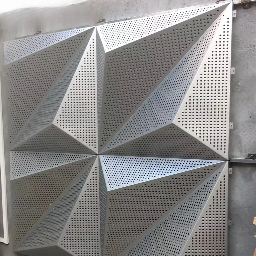 3D Design With Laser Cut Aluminum Decorative Facade Wall Panel