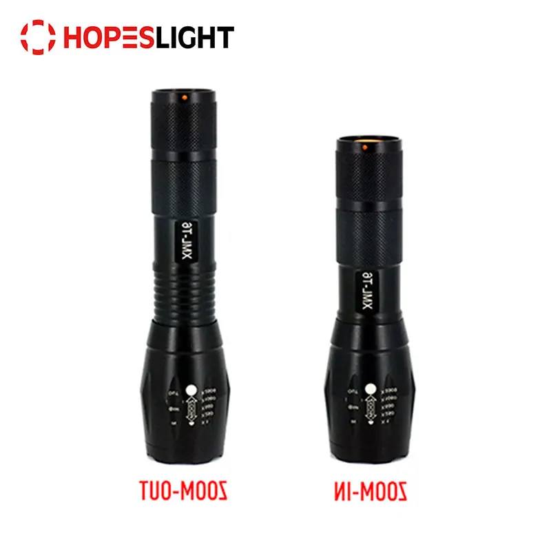 
Supply zoomable self defensive waterproof imalent led torch flashlight for camping 