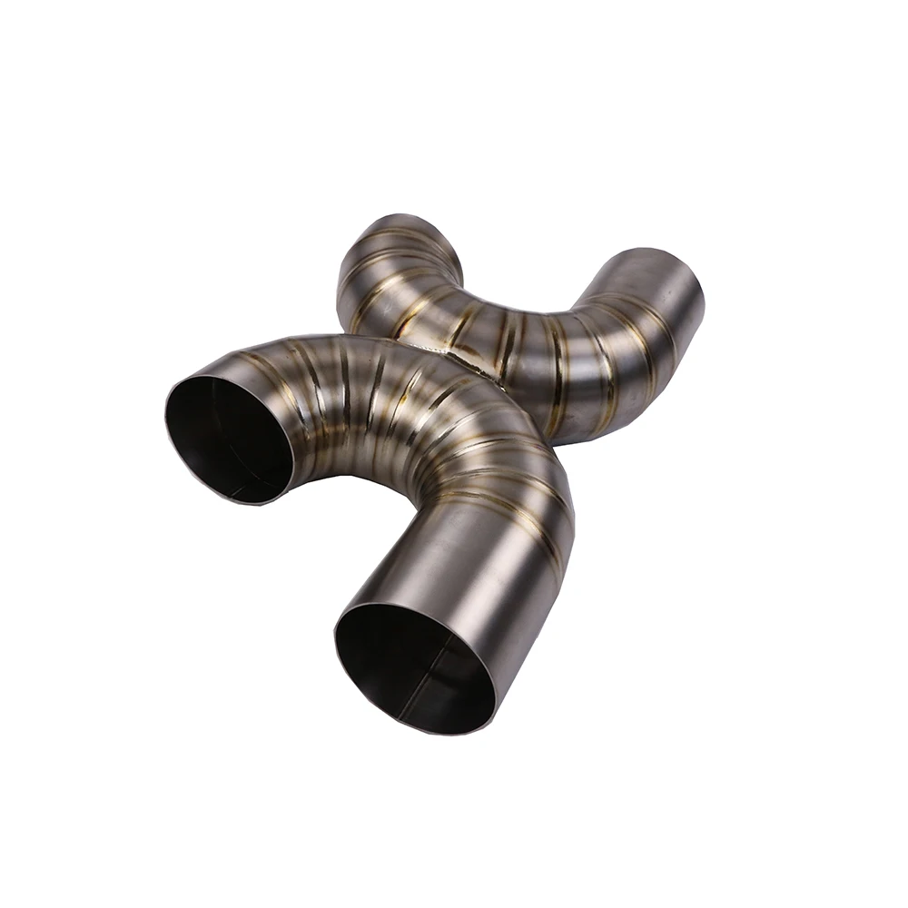 3 inch TITANIUM X-PIPE EXHAUST MUFFLER SYSTEM PULSED TIG welding