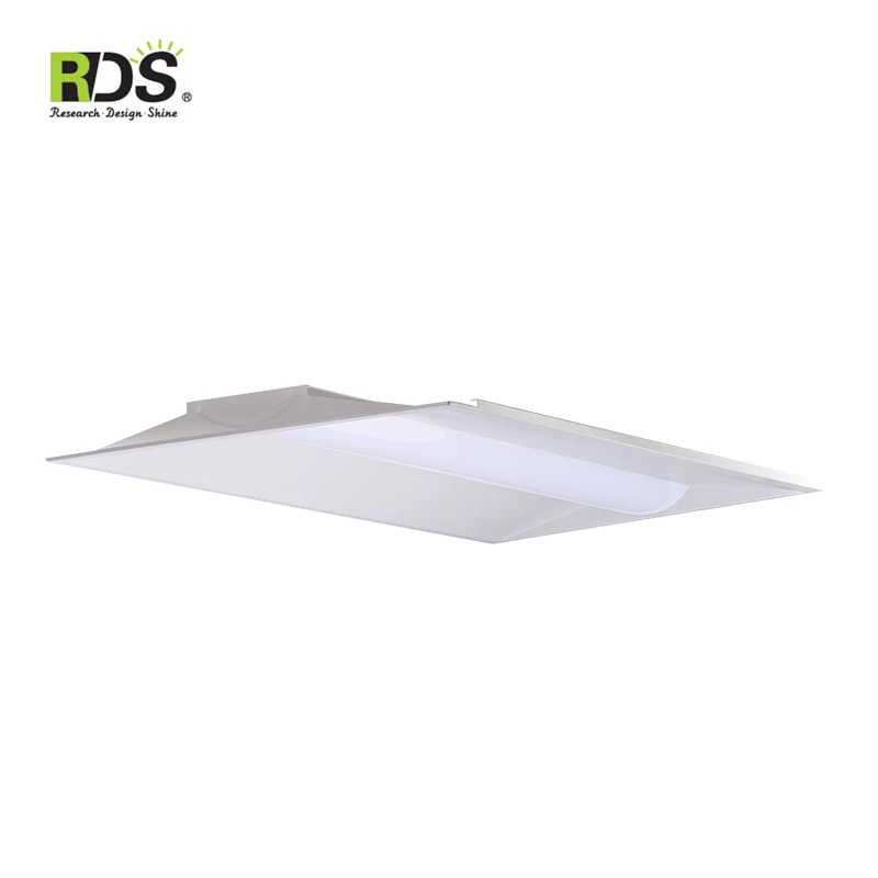 DLC 5.0 130lm 120-277v 120-347v office 1x4 2x2 2x4 ceiling led recessed troffer light