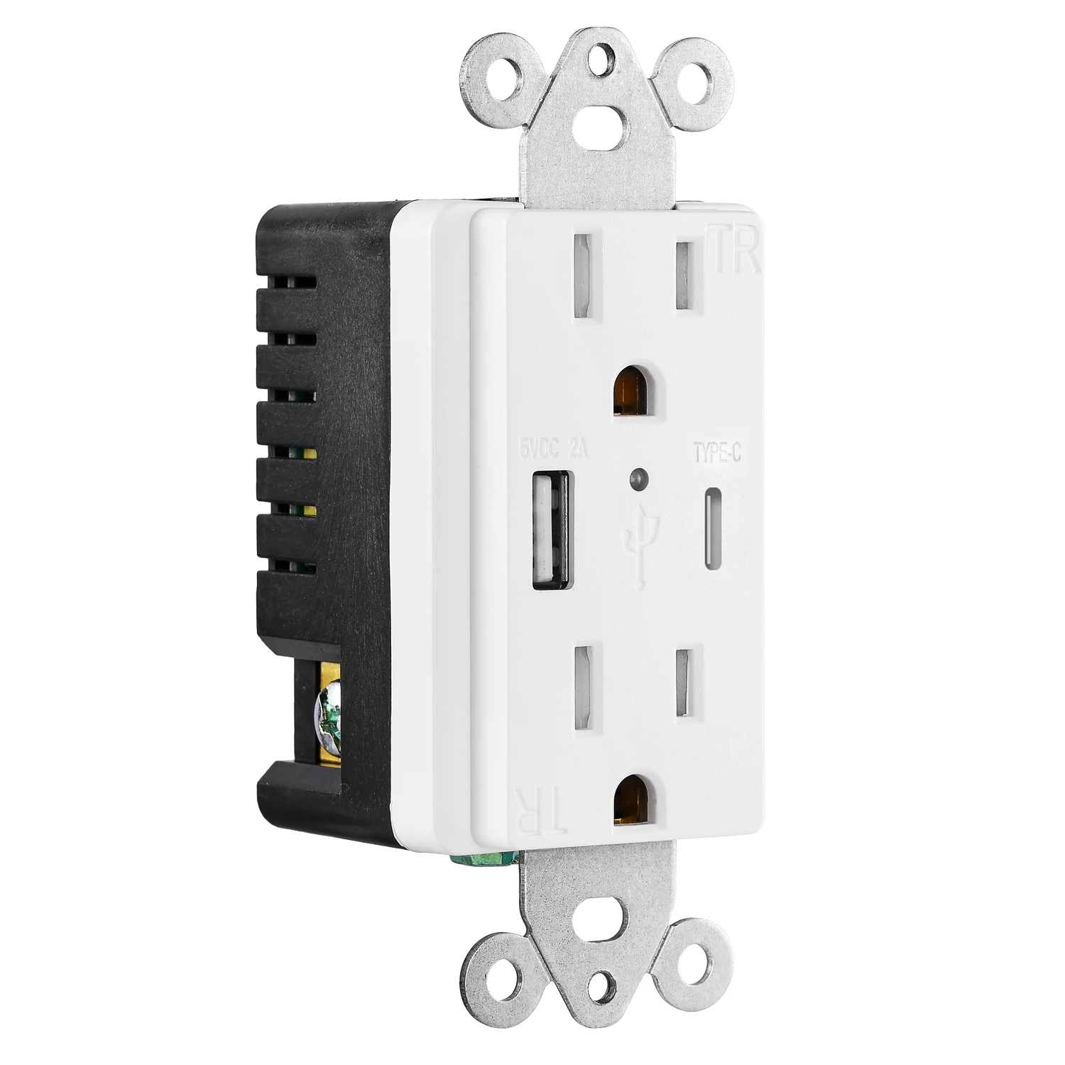 Kegyma Short Circuit and Over Current protection type C port usb smart fast charger socket outlet