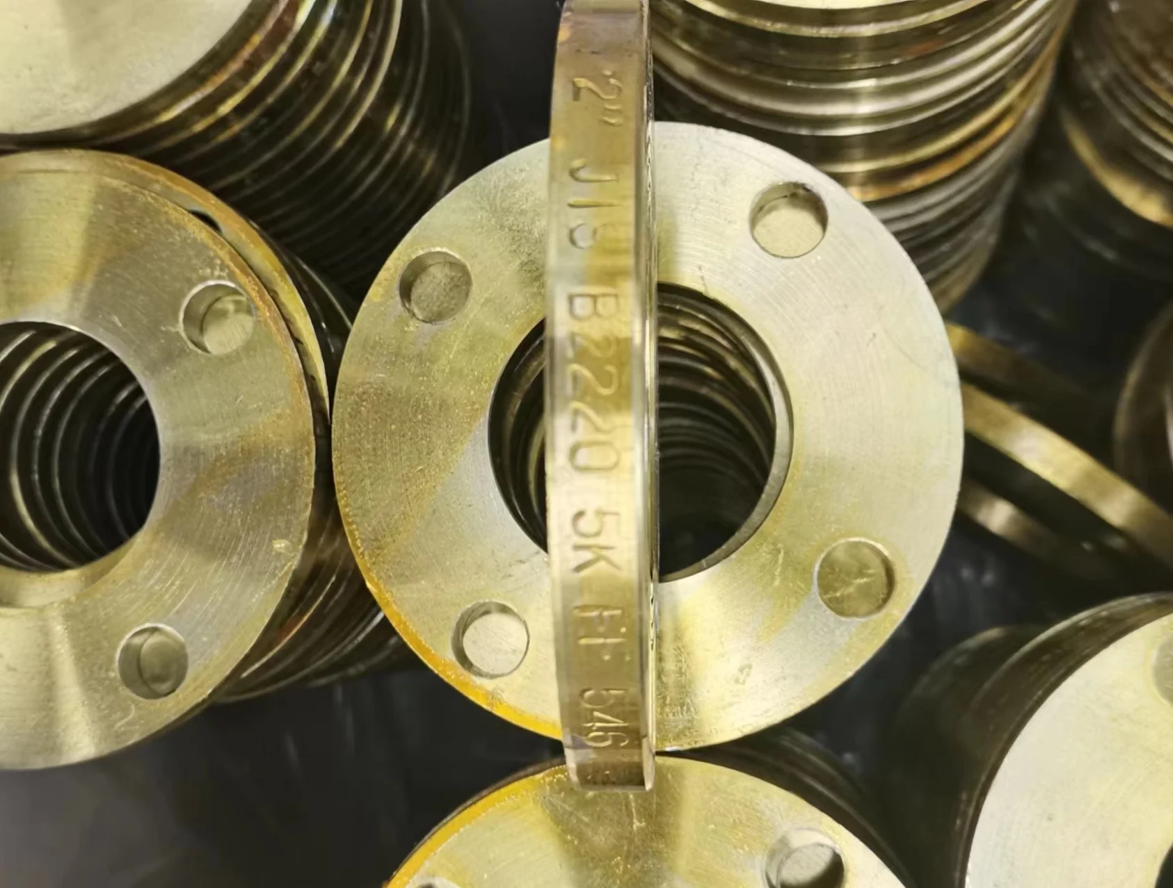 JIS 10K SOP FF Carbon Steel Yellow Painting SS400 Flange