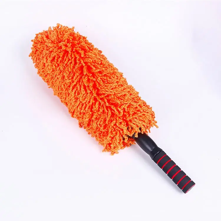 Hot Selling Car Duster Brush  Customized Easy Cleaning Car Brushes Car Washing Microfiber with Long Handle 60*8*5 CN;JIN Grey