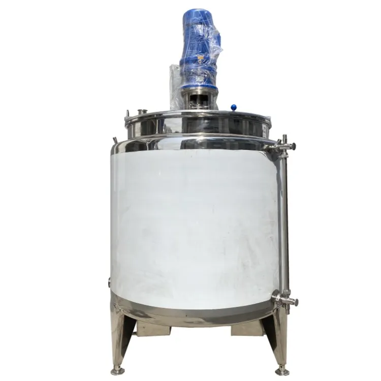 100-2000L Stainless steel double layer chocolate Melting heating mixing tank