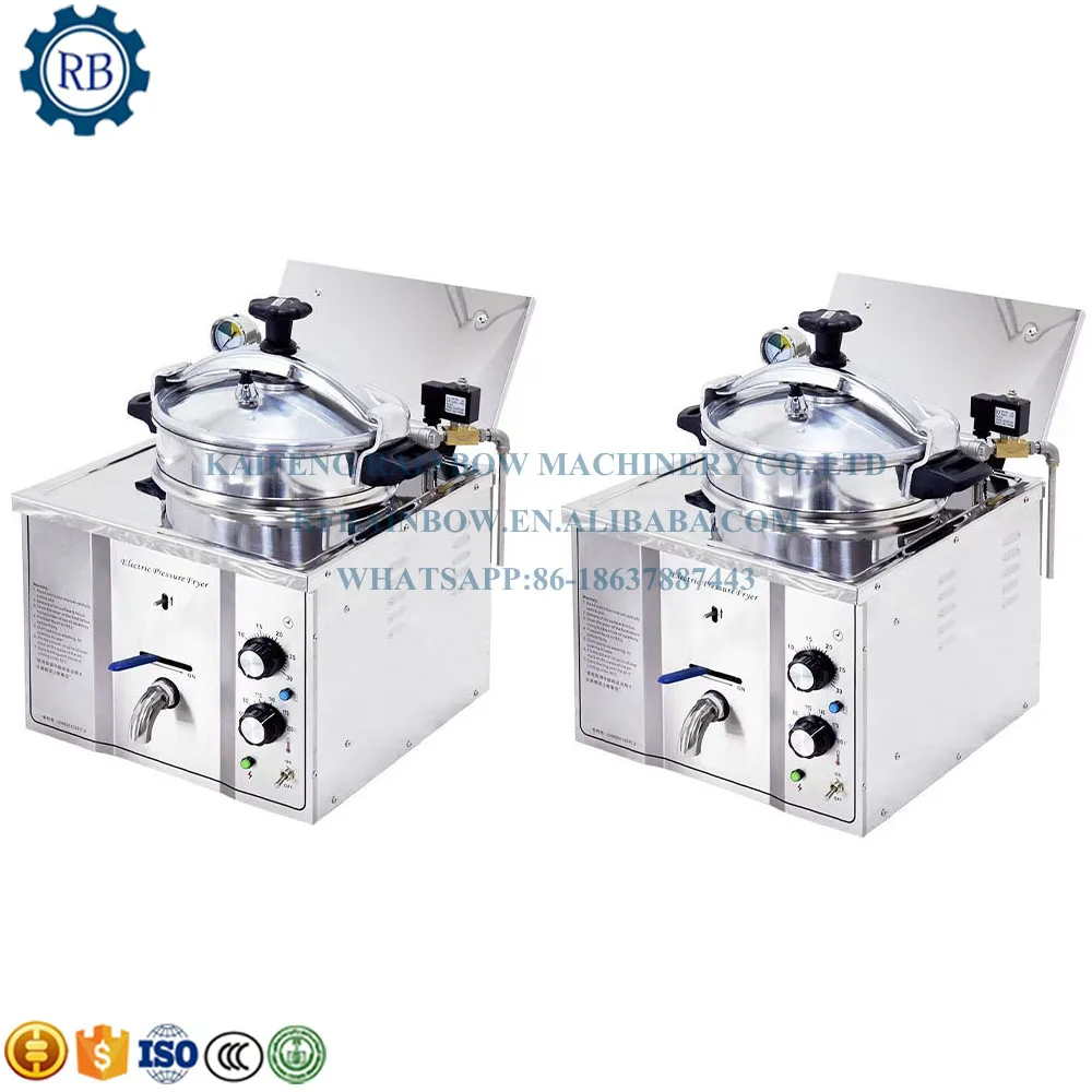 Broasted Chicken Frying Machine Commercial Fry Chicken Deep Fryer