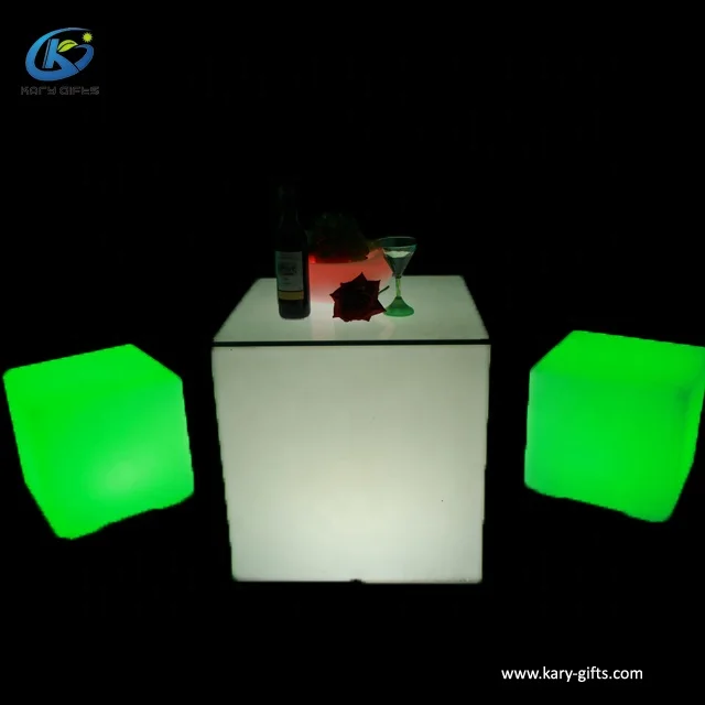 Night Bar Rechargeable Remote Control Multi Color Led Chair Light Cube
