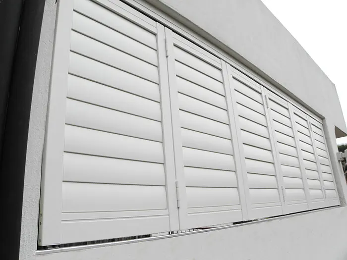 Manual Aluminum Shutter Extruded Aluminum Shutter Blade Louver Security Shutter