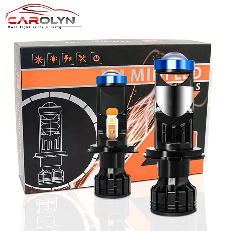 Carolyn Auto Lighting P5 LED  project lens 100W High brightness white color headlight H4 mini LED lens led headlight auto bulbs