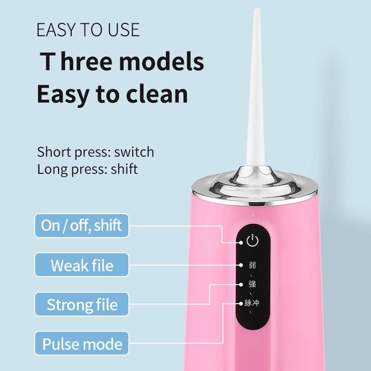 2022 Waterpick Best Quality electric cordless wholesale dental water jet flosser oral portable irrigator water pik