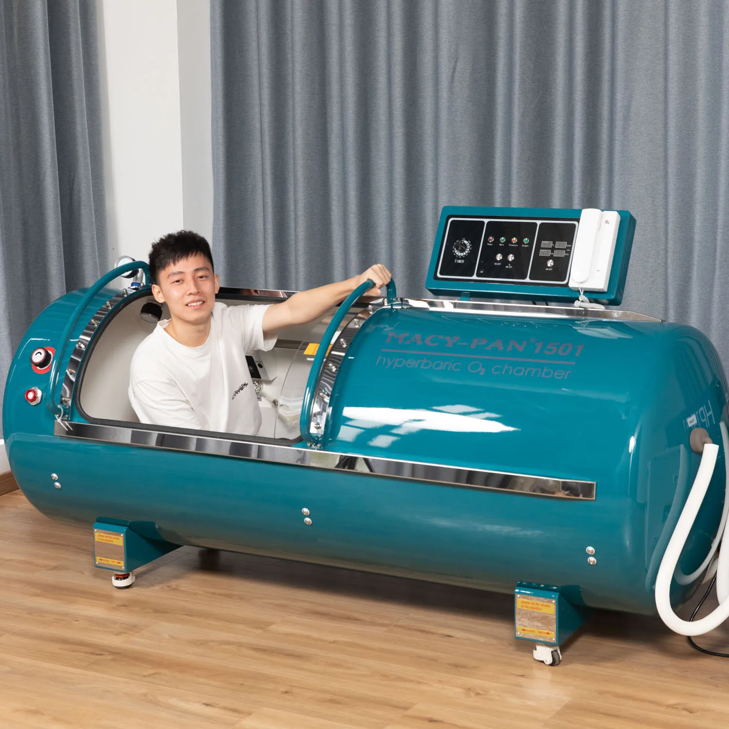 MACY-PAN 1.5 ATA Hyperbaric Oxygen Pressure Chamber Rehabilitation Dive