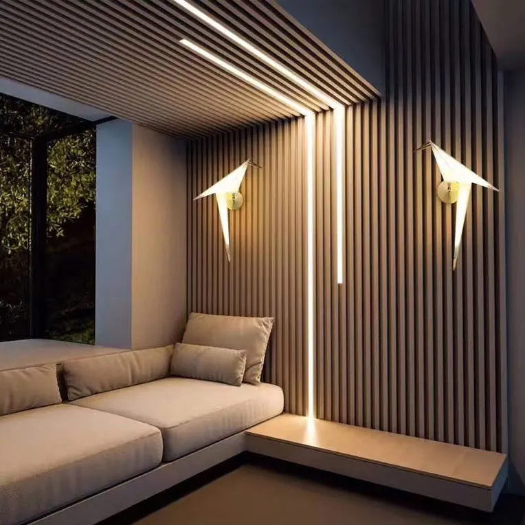 Soundproof Rotproof Luxury Wall Panel Decorative Wallboard Panels Ceiling Board For Public Places Corridor