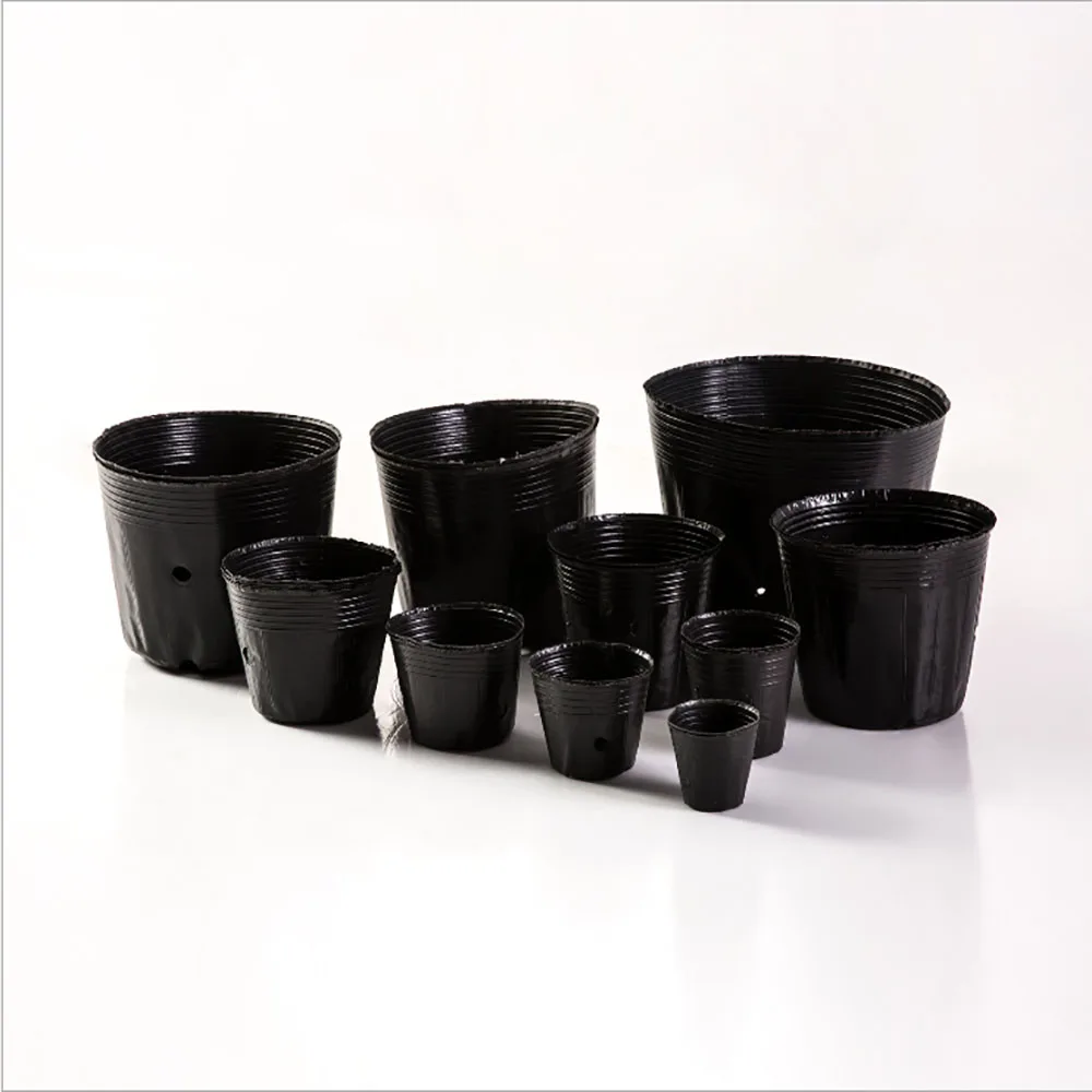 Container Grow Bag Garden Supplies  Not Coated Box Garden Propagation Macetas Nursery Pot Plastic In Nursery Pots & Planters