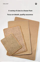 Cat scratcher scratch pad nest mat cat claw sharpener anti-scratch sofa corner protection cat scratcher sisal