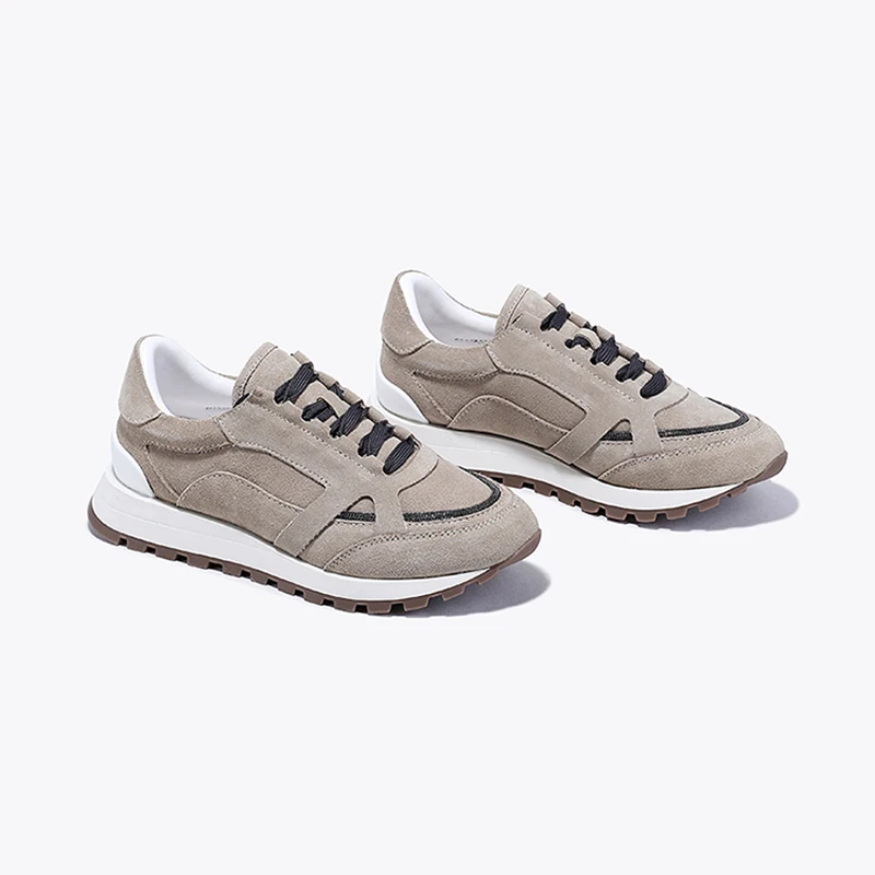 Высококачественная модная кожаная замшевая обувь в стиле ретро для бега Женская Роскошная Мужская Спортивная прогулок на открытом воздухе