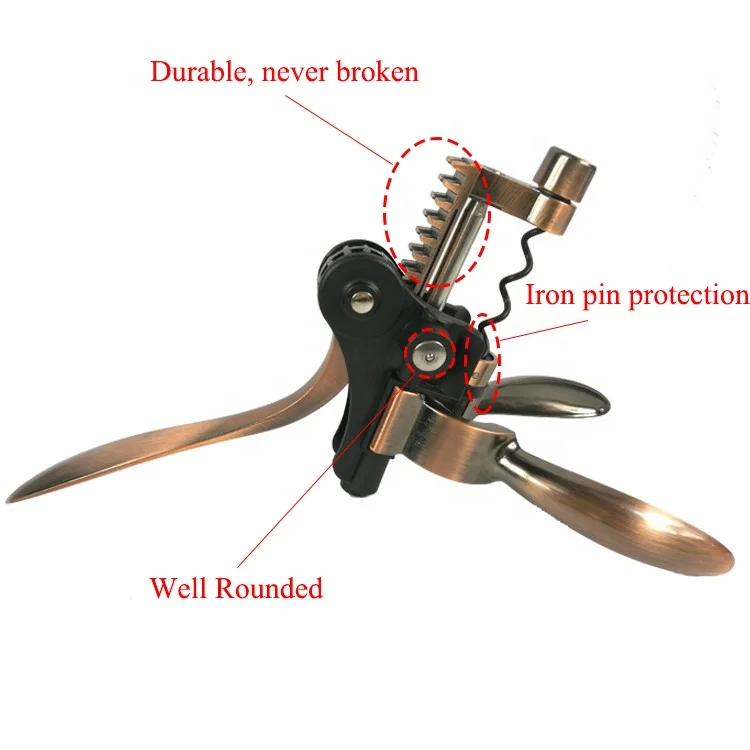 Штопор для винных бутылок с кроликом, рычаг для открывания винных бутылок, подарочный набор, лучший штопор в виде кролика