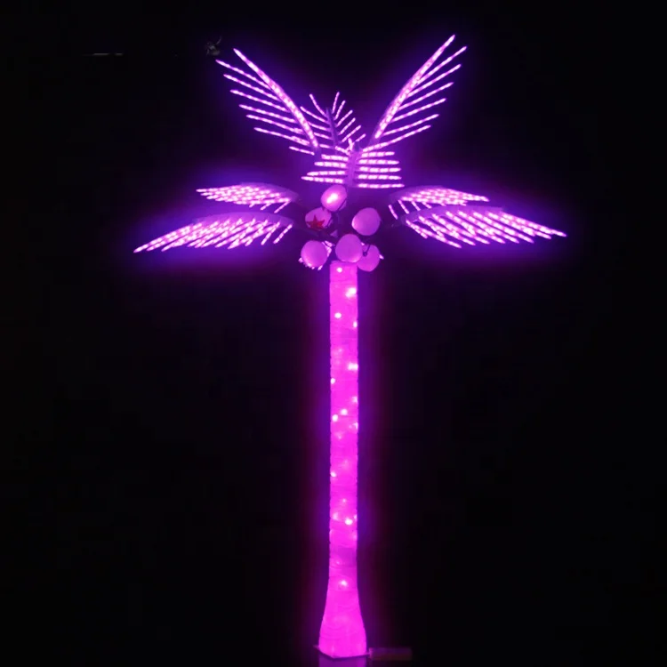 new product ideas 2022 luces led  tree light led ip67 led pixels rgg coconut palm tree light