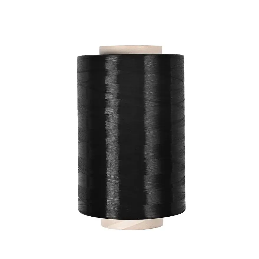 Factory direct sales of high quality black antistatic machine embroidery yarn UHMWPE fiber