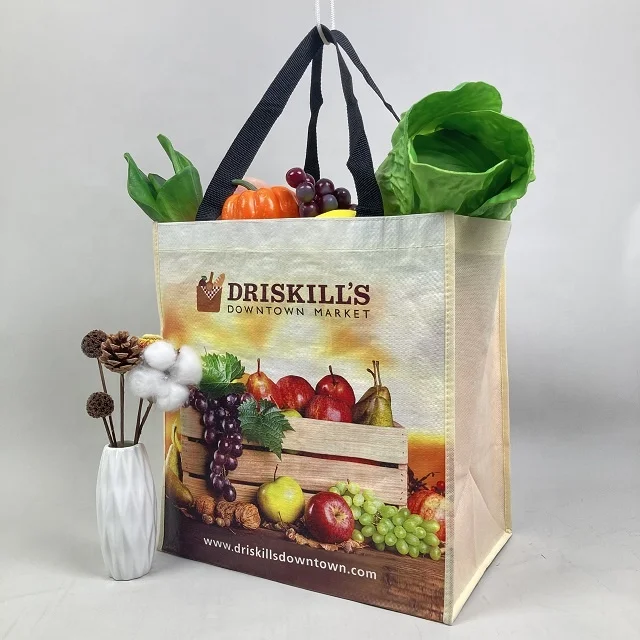 Biodegradable Cotton Laminated Non-Woven Bag Laminated Canvas Bags With Design Non Woven Food Laminate Pouch Tote Bag