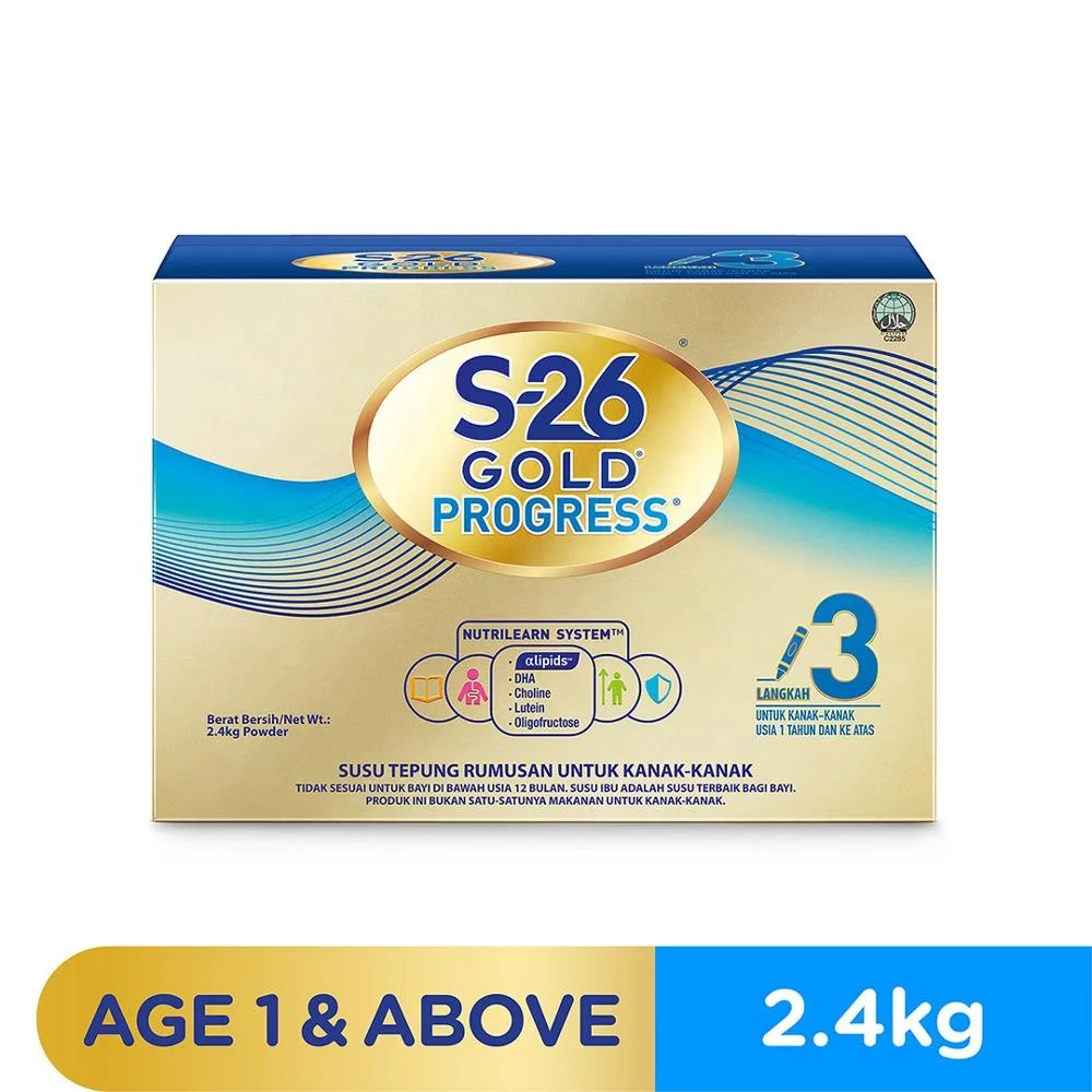 Halal certified Milk formula for baby 1- 3 years old.  (2.4 kg x 4)