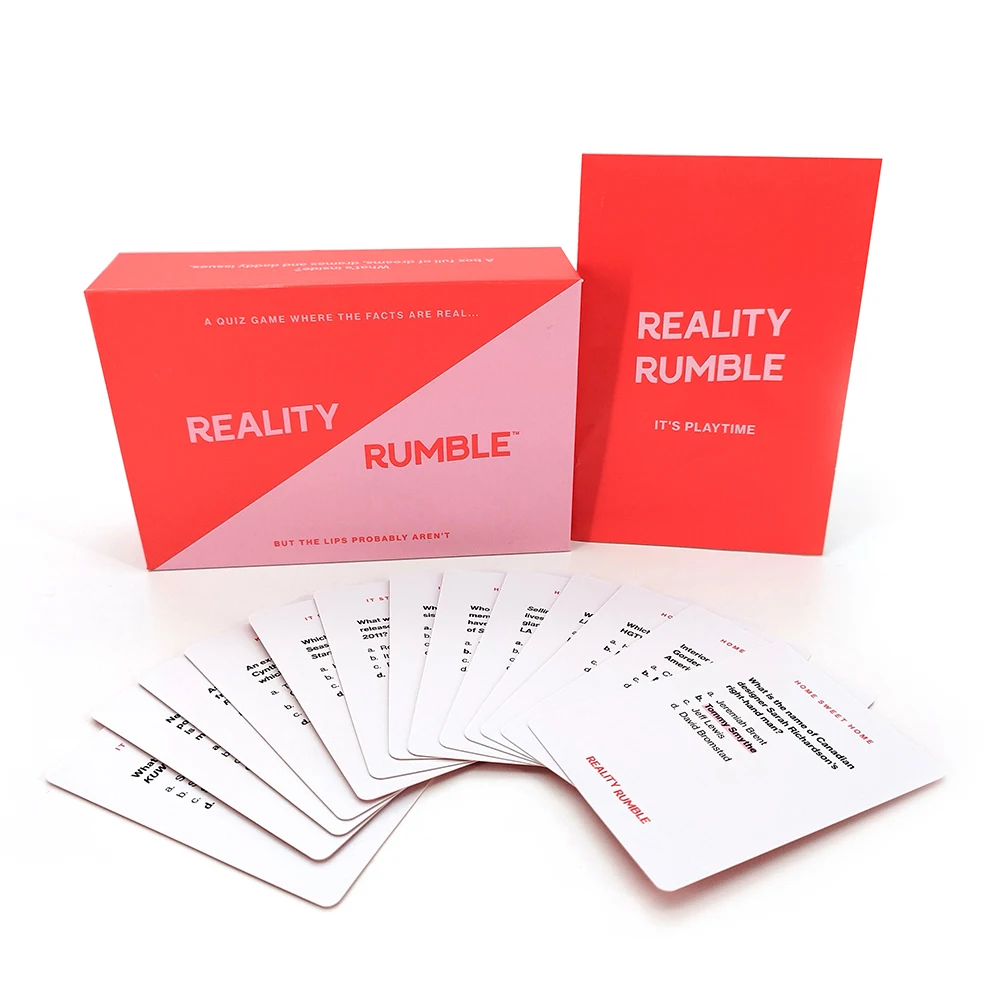 Magnetic Flash Cards Custom Printing Service Custom Logo Affirmation Card for Playing Games Made of Paper