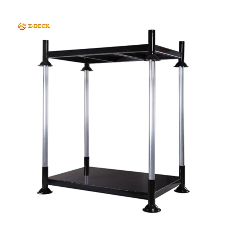 Commercial detachable industrial powder coating stacking steel tube rack system for sale