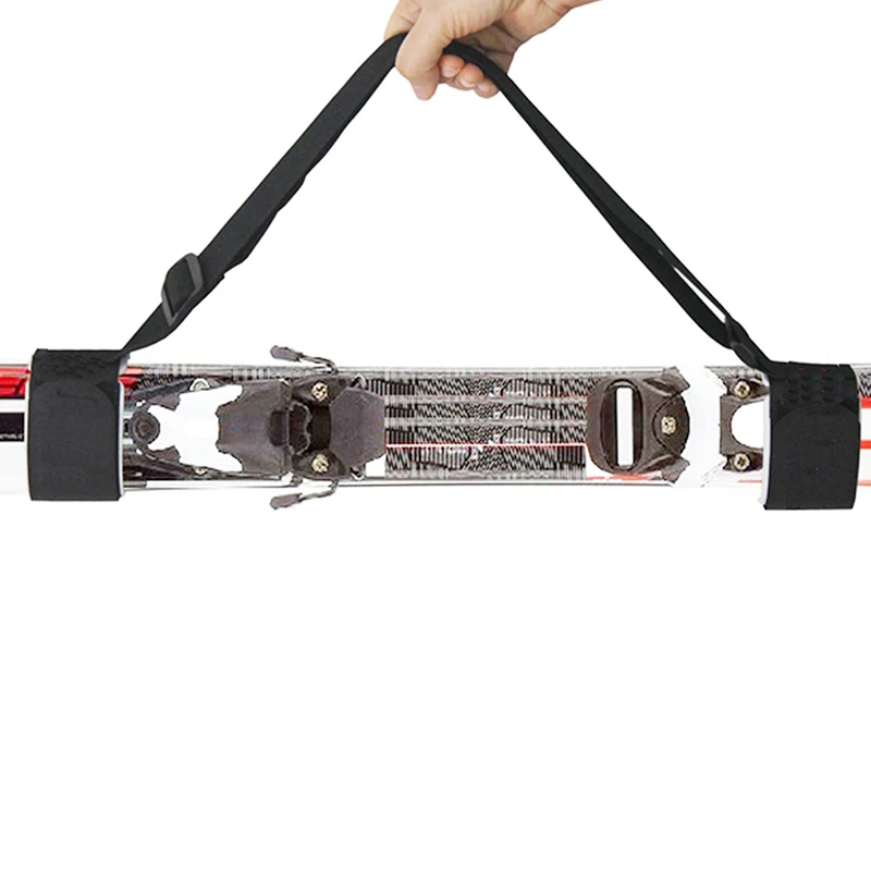 Custom Logo Nylon Adjustable Ski Binding Sleeve Carry Straps Sling Snowboard Shoulder Strap
