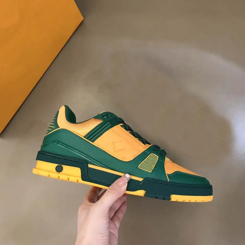 Luxury Trainer sneakers famous Designer shoes men Pair fashion Brand shoes size 38-44 model HY7