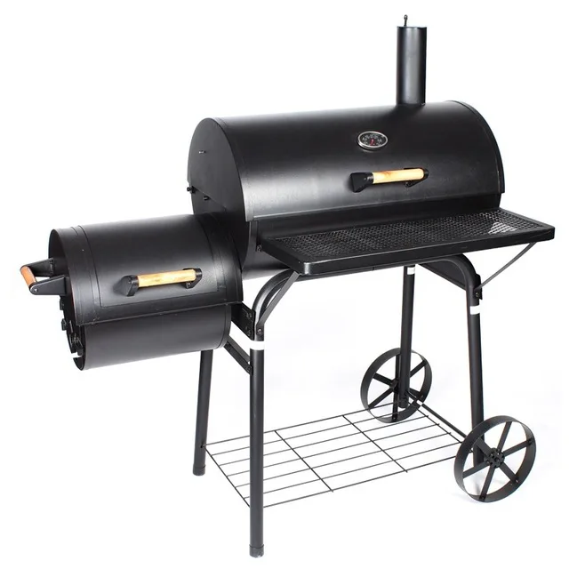 Garden Backyard Restaurant Best Big Charcoal Grill With Offset Smoker Bbq Grill