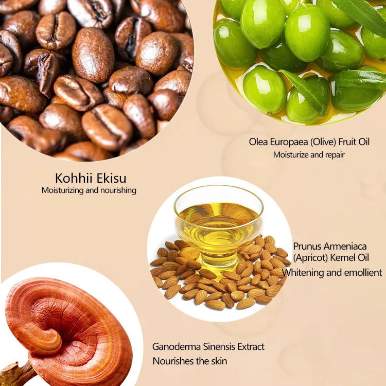 Factory Price Hand Mask Foot Dry Skin Wholesale Vendors Bulk Collagen Coffee Body Scrubs White Soap Box