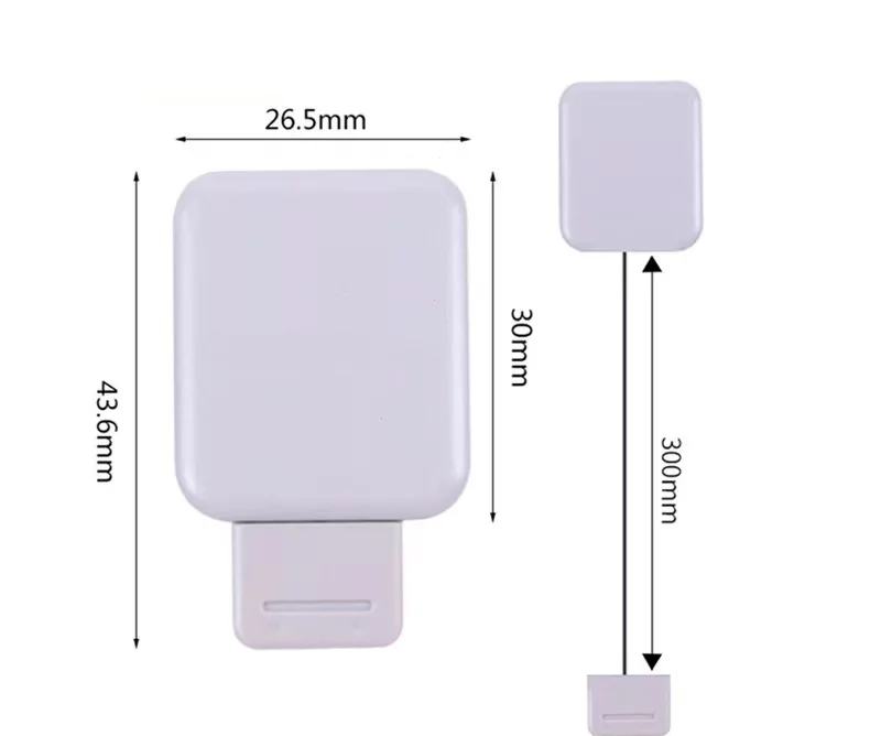 Plastic ID Card Work Card Holder Name Badge Holder Retractable Plastic Buckle Badge  Card Clip Telescopic Holder