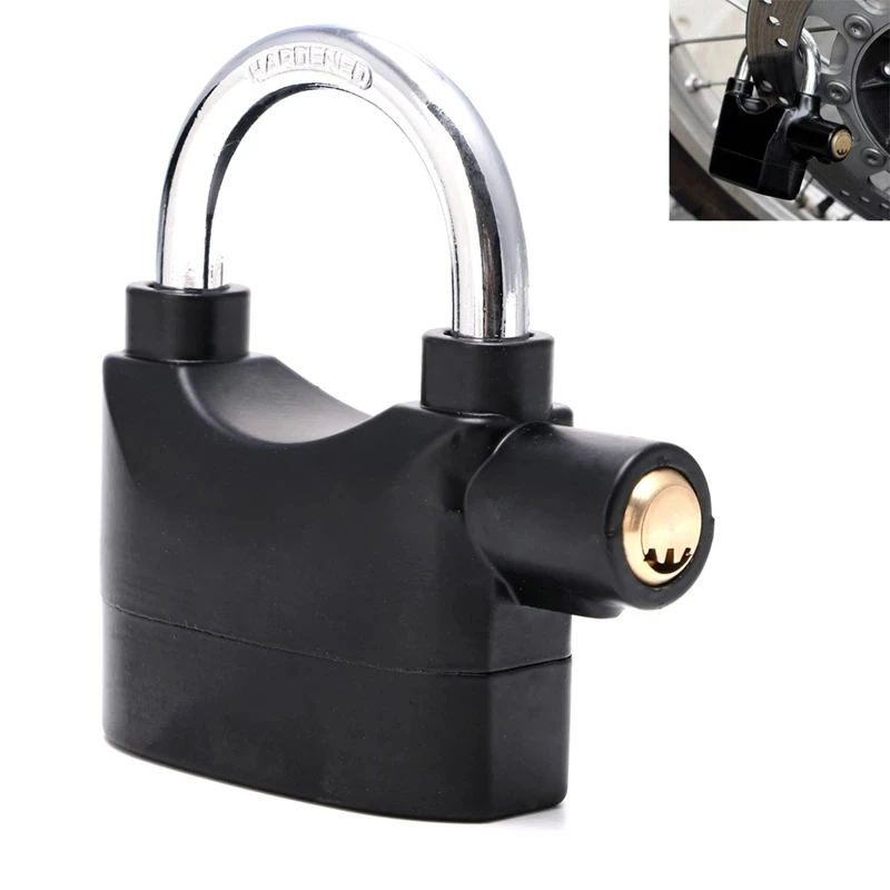 factory price 110dB Security alarm lock for bicycle motorbike waterproof mini portable podlock door lock alarm