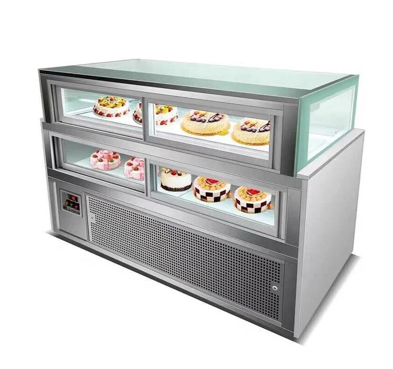 +12 degree Chocolate display cooler / Bakery Macaron dessert display fridge with drawers